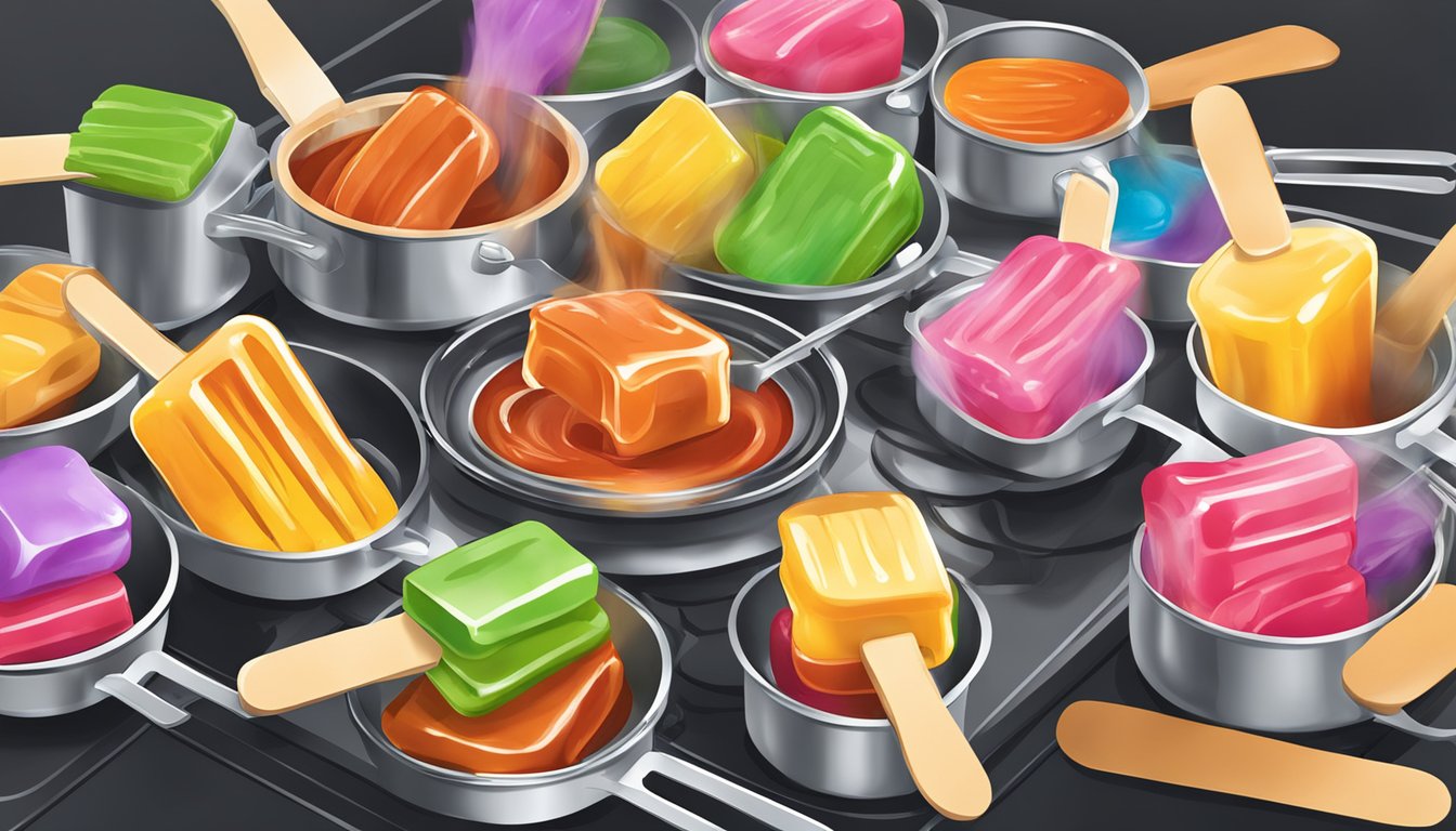 Popsicle Palette: Vibrant Sauces for Show-Stopping Desserts